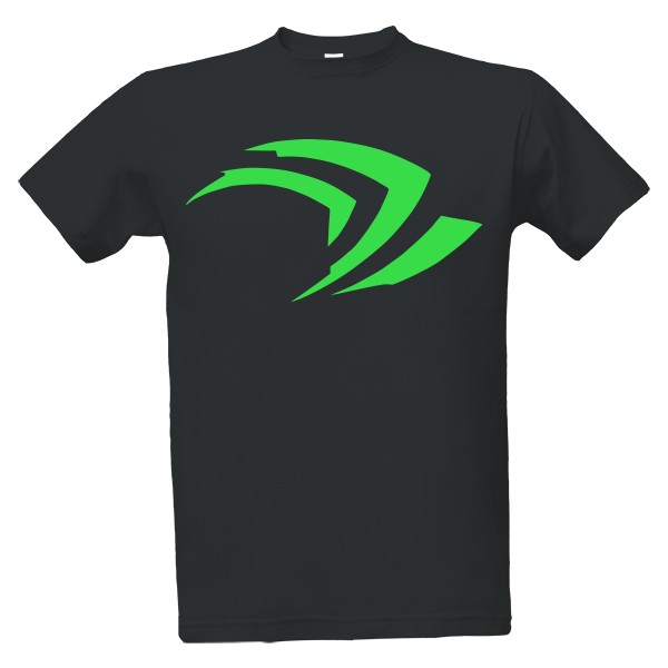 Tričko s potiskem nVidia